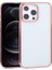 iPhone 13 Pro Max 6.7inç Lazer Kaplama Renkli Kenar Şeffaf Kılıf 1