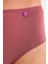 Pamuklu Yüksek Bel Tanga Külot Tekli High Waist Thong Gül Kurusu 5