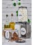 4'lü 850 ml Tuz & Çay & Şeker & Kahve Kavanozu Etiketli Saklama Kabı 3