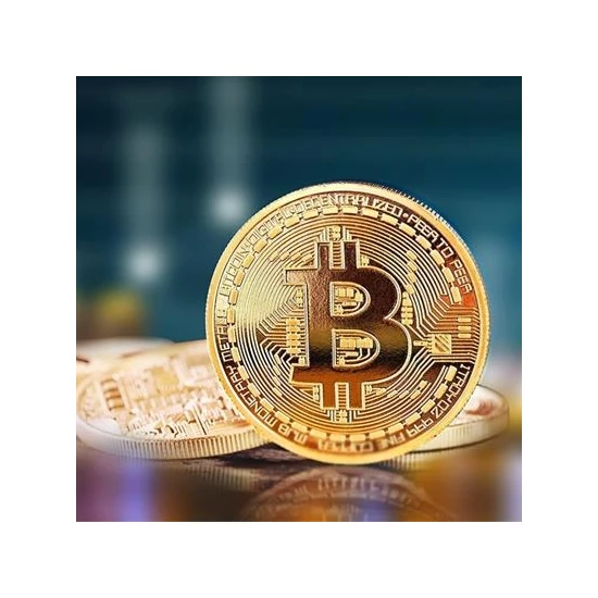 XML Dünyası Buffer® Bitcoin Madeni Hatıra Parası Madeni Bitcoin Hediye Sikke Para