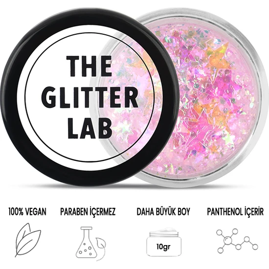 The Glitter Lab - Unicorn Disco - Jel Formlu Parlak Glitter ~10 gr