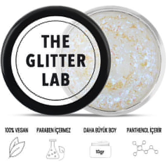 The Glitter Lab - Luna - Parlak Jel Formlu Glitter ~10 gr