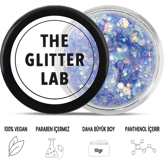 The Glitter Lab - Jel Formlu Glow Dark Glitter ~10 gr