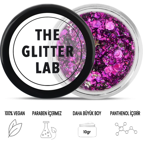 The Glitter Lab - Carnival -Parlak Jel Formlu Glitter ~10gr