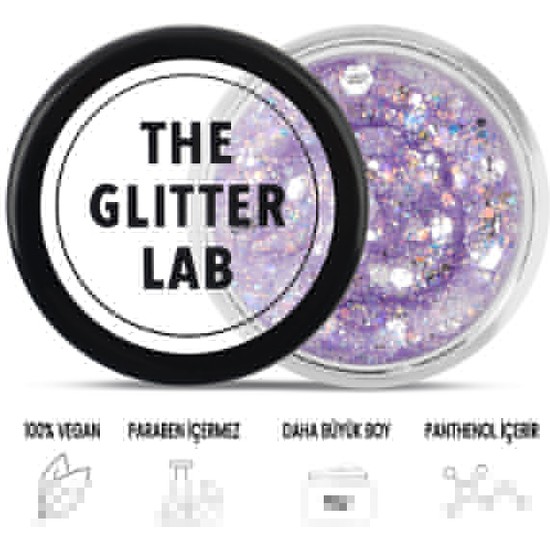 The Glitter Lab - Jel Formlu Parlak Glitter - Orange Lilac Fiyatı