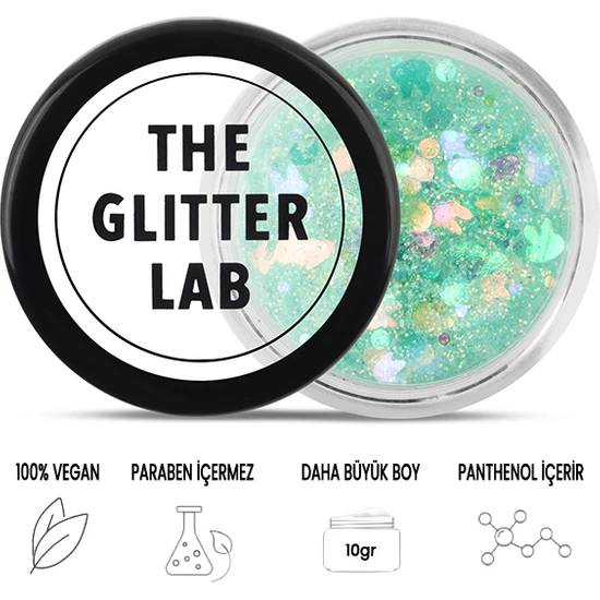 The Glitter Lab - Birthday Bunny - Parlak Jel Formlu Glitter ~10 gr