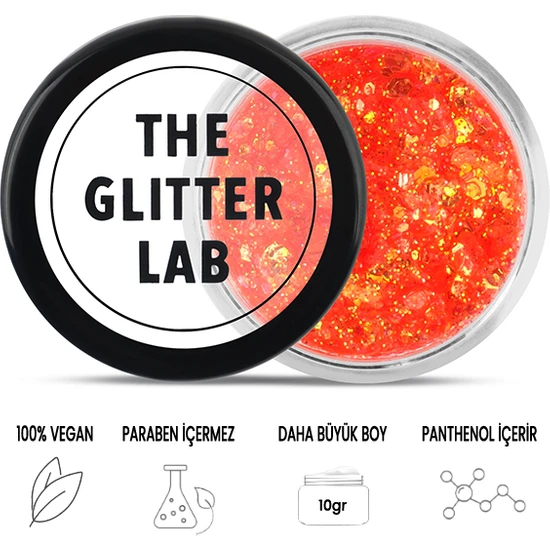 The Glitter Lab - Sorbe -Parlak Jel Formlu Glitter ~10 gr