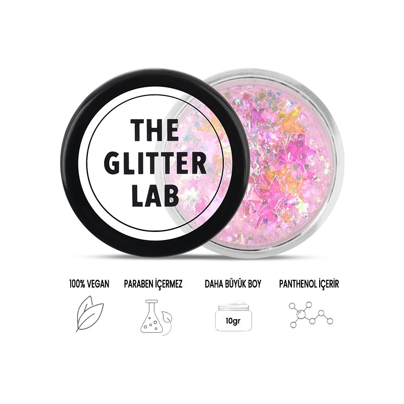 The Glitter Lab - Unicorn Disco - Jel Formlu Parlak Glitter ~10 gr