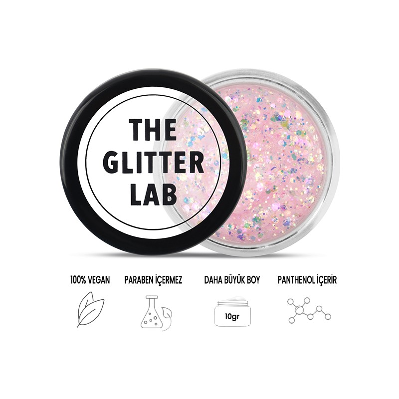 The Glitter Lab - Witch - Parlak Jel Formlu Glitter ~10 gr