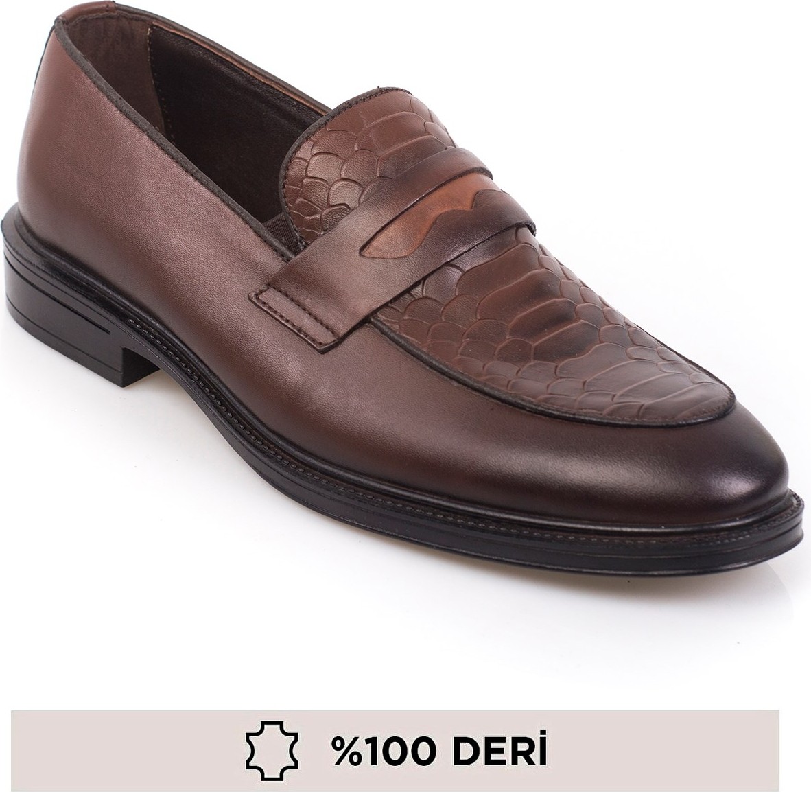 Maximoda Hakiki Deri Klasik Bagcıksız Iç Dış Deri Erkek Ayakkabı