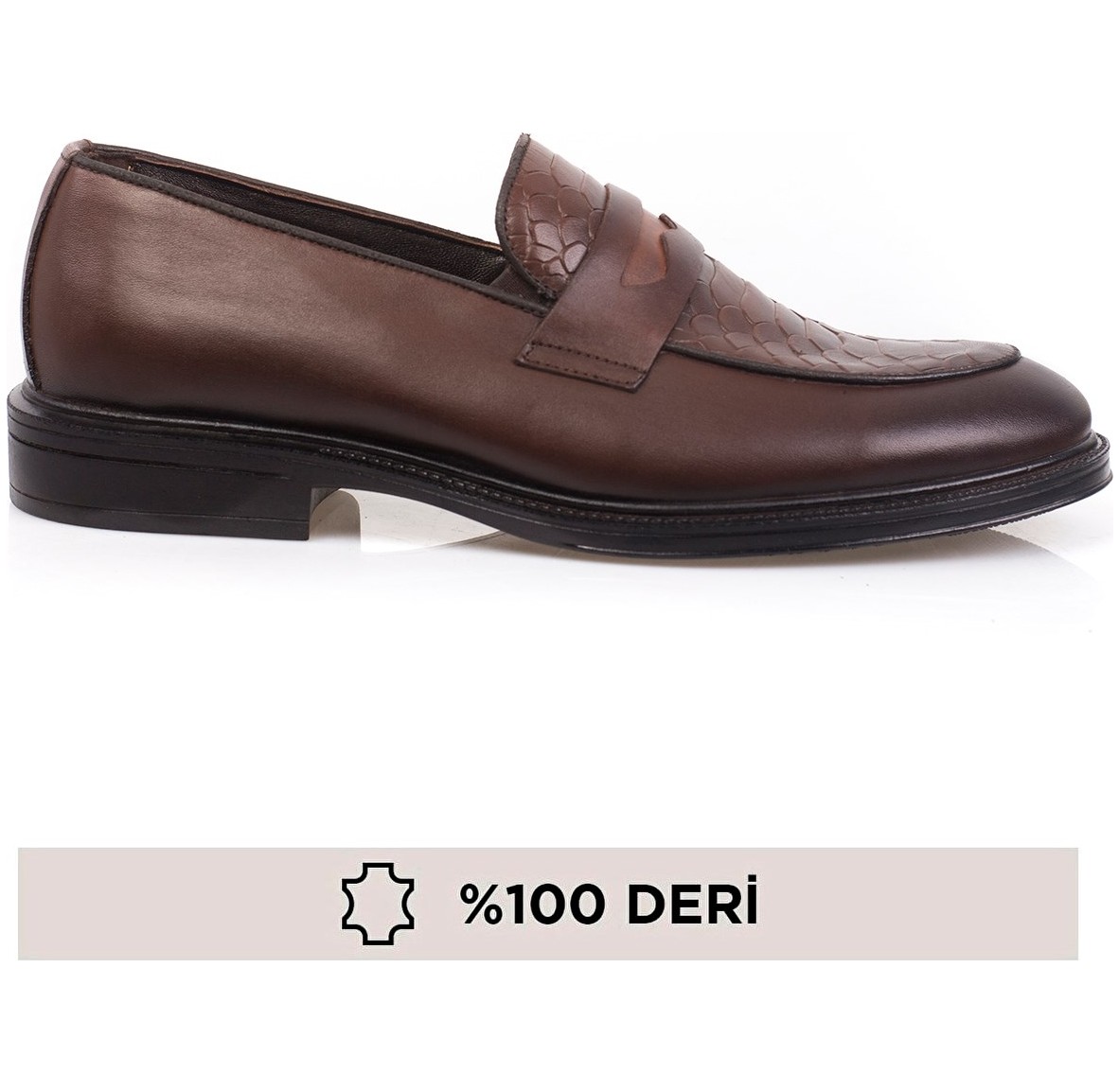 Maximoda Hakiki Deri Klasik Bagcıksız Iç Dış Deri Erkek Ayakkabı görsel 3