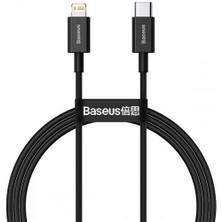 Baseus Super Şarj 1mt 20W Type-C To Apple iPhone Şarj Apple iPhone 11 12 13 14 Pro Max Şarj Kablosu Veri Aktarım