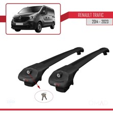 Omad Renault Trafic 2014 ve Sonrası ile Uyumlu Ace-1 Ara Atkı Tavan Barı Siyah