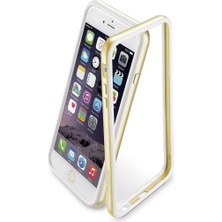 Cellular Line iPhone 6s Plus/6 Plus Bumper Satin Kılıf - Altın BUMPSATINIPH655H