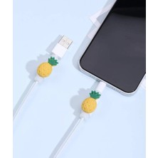 Hardal Rengi Ananas Kablo Koruyucu