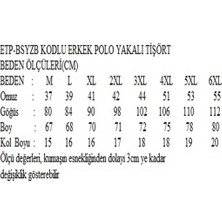 Boss Erkek Büyük Beden Siyah Polo Yakalı Kısa Kollu Pamuklu Tişört Etp-Bsyzb
