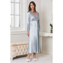 Pierre Cardin 6'lı Kaplı Gecelik Sabahlık Set 6425 Mist Renk