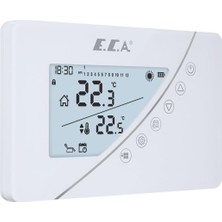 Eca E.c.a Poly Touch 400W Programlanabilir Kablosuz Oda Termostatı