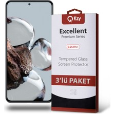 Kzy Xiomi Mi 12T Temperli Ekran Koruyucu Kırılmaz Cam Ekonomik 3'lü Paket