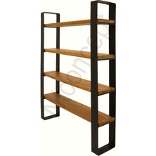 Ntconcept Nia Masif Ağaç Kitaplık-Vitrin(En 200CM)