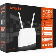 Tenda 4G07 AC1200 1200 Mbps Dual Band 4g Lte Sim Kart Girişli Router