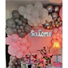 Eğlence Marketi Pastel Balon Krom Balon Karışık Konsept Balon Zincir