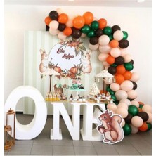 Eğlence Marketi Sincap Konsept Balon Özel Gün Konsept Zincir Balon