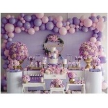 Eğlence Marketi Lila Pembe Soft Balon Zincir 0011