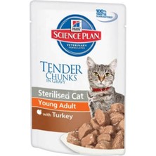 Hills Gravy Soslu Hindili Kısırlaştırılmış Kedi Konservesi 85 gr