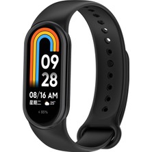 Microsonic Xiaomi Mi Band 8 Silikon Kordon Siyah