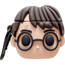 Microsonic Airpods 1. Nesil / 2. Nesil Kılıf Cartoon Figürlü Silikon Crtn-Fgr-Hry-Pttr