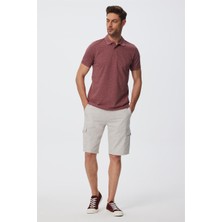 Lee Cooper Man 1 Erkek %100 Pamuk Dokuma Şort Taş