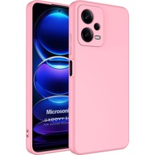 Microsonic Xiaomi Redmi Note 12 Kılıf Groovy Soft Pembe