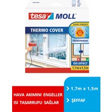 Tesa Tesamoll Termo Kılıf 1,7X1,5Mt 5430 Cam İzolasyon Filmi