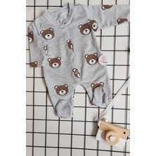 Bebeciburada Panda Baskılı Bebek Tulum