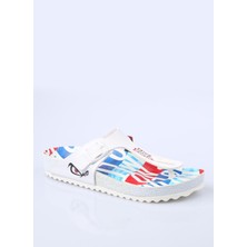 No Fear Lifestyle Ayak, 36, Beyaz - Mavi