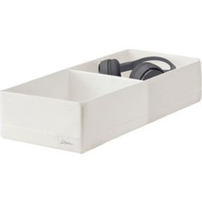 IKEA Beyaz Stuk Bölmeli Kutu 20X51X10 C