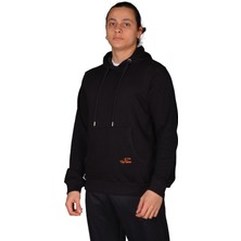 Joma Sweat Hoody Begin M - Erkek Pamuklu Siyah Sweatshirt - 4222316