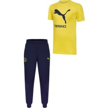 Fenerbahçe Orijinal Puma Eşofman Alt T-Shirt Takım