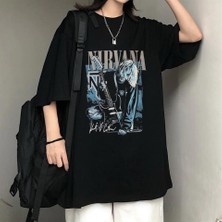 Touz Moda Rock Serisi Slayer Baskılı Siyah Oversize T-Shirt Fiyatı