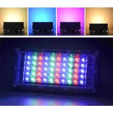 G-Led 50W Rgb LED Projektör Kumandalı IP65 Korumalı