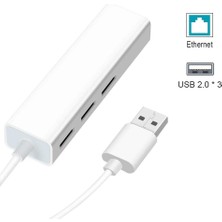 Alfais AL-4517 USB Hub Çoklayıcı Ethernet Lan Internet