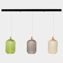 Minimal Lotus Line Plafonyer Cam Avize