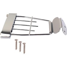 Runto Içi Boş Yarı Içi Boş Gitar Parçaları Için Chrome 4 Dize Kuyruk Yayını Köprüsü (Yurt Dışından)