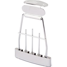 Runto Içi Boş Yarı Içi Boş Gitar Parçaları Için Chrome 4 Dize Kuyruk Yayını Köprüsü (Yurt Dışından)