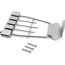 Runto Içi Boş Yarı Içi Boş Gitar Parçaları Için Chrome 4 Dize Kuyruk Yayını Köprüsü (Yurt Dışından)