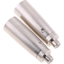 Runto 2pcs Xlr Erkek Ila Rca Dişi Fiş 3pin Ses Kablosu Mikrofon Mikrofon Mikrofon Dj Adaptörü (Yurt Dışından)