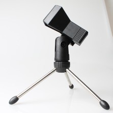 Runto Ayarlanabilir Masa Masası Üst Tripod Mikrofon Standı W Yay Klipsi Tutucu Montajı (Yurt Dışından)