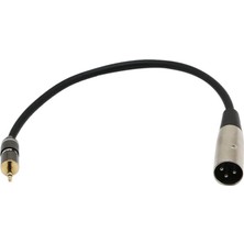 Runto 3,5mm 1/8 "stereo - Xlr Erkek 3 Pin Adaptör Yakın Mikrofon Kablo Kablosu (Yurt Dışından)