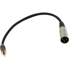 Runto 3,5mm 1/8 "stereo - Xlr Erkek 3 Pin Adaptör Yakın Mikrofon Kablo Kablosu (Yurt Dışından)